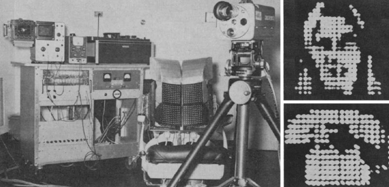 TVSS de Bach-y-Rita, en 1969 Une photo de TVSS